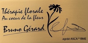Plaquette immeuble Bruno Gérard
